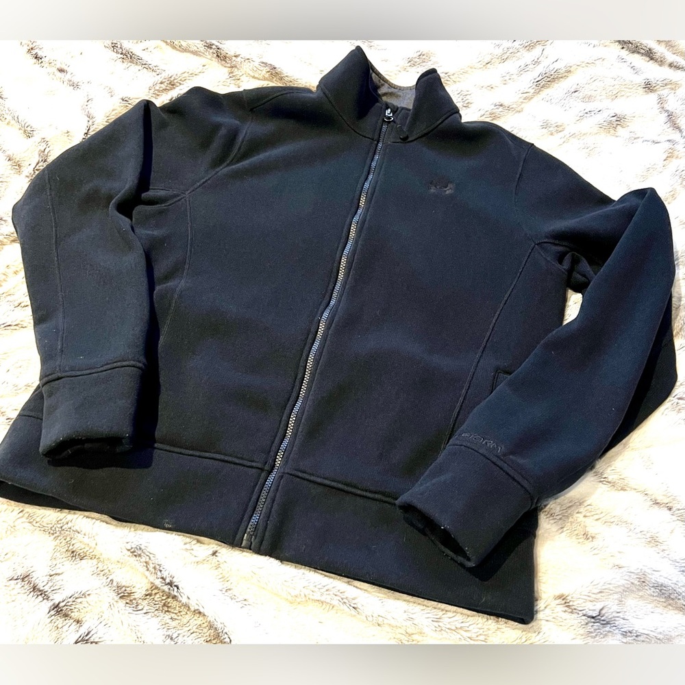 Under Armour Black Jacket with Yellow Trim Label